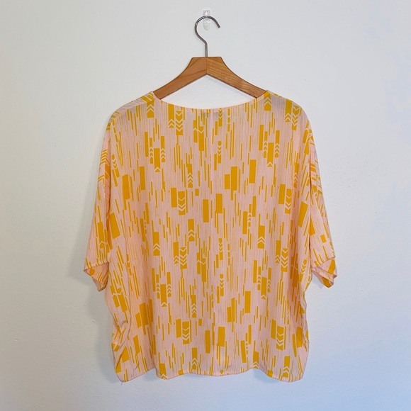 {Samsøe&Samsøe} Mains shirt in pink and yellow - Picture 9 of 10